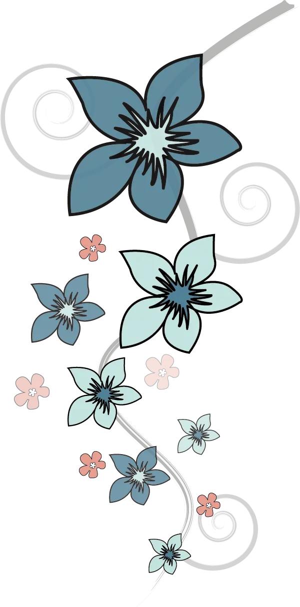 Image représentant des fleurs vectorielles.