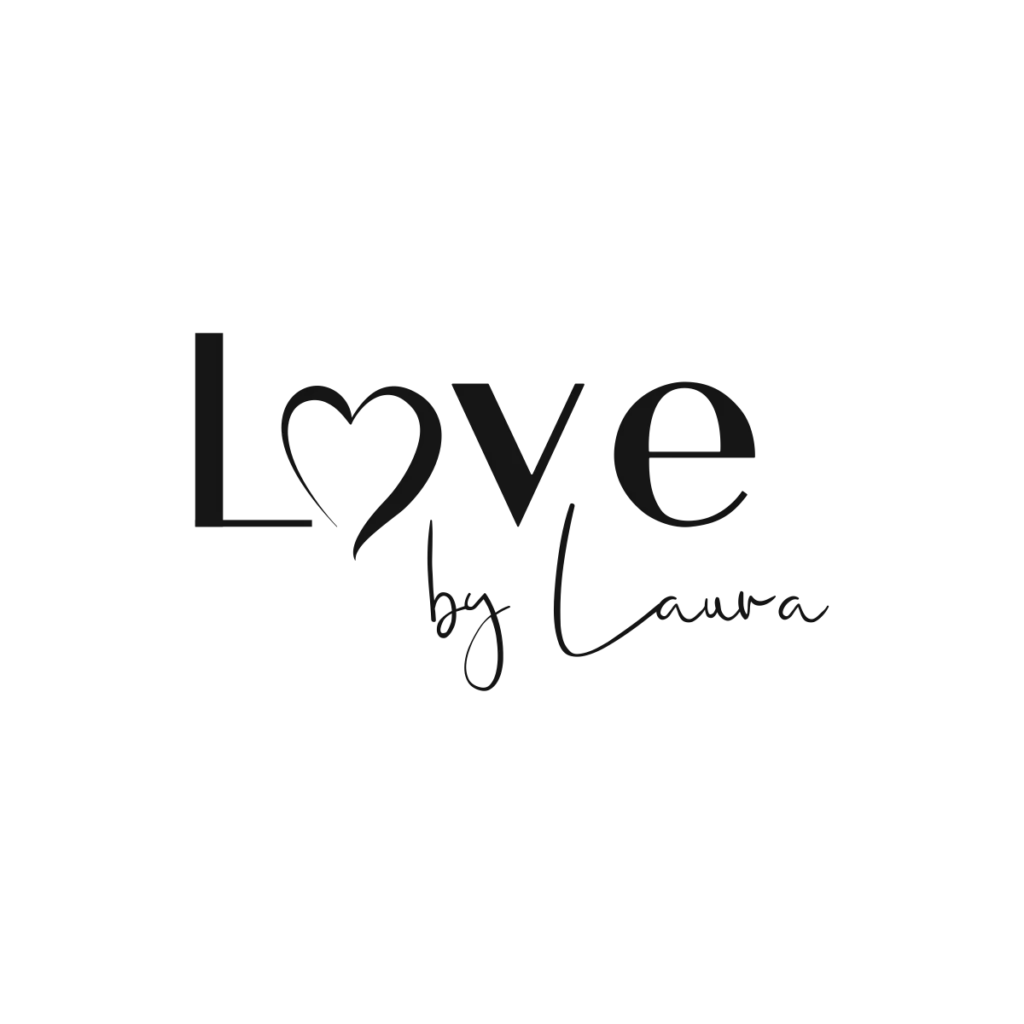 logo noir et blanc Love by laura